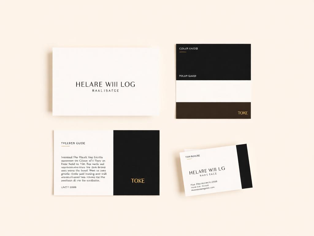 Brokerage brand kit with logo, colors and business card